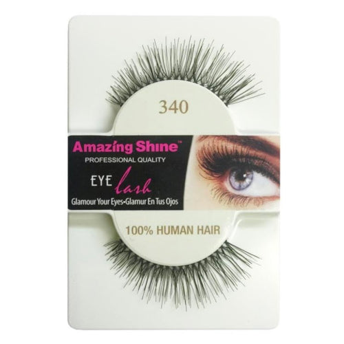 Amazing Shine Human Hair False Eyelashes 340