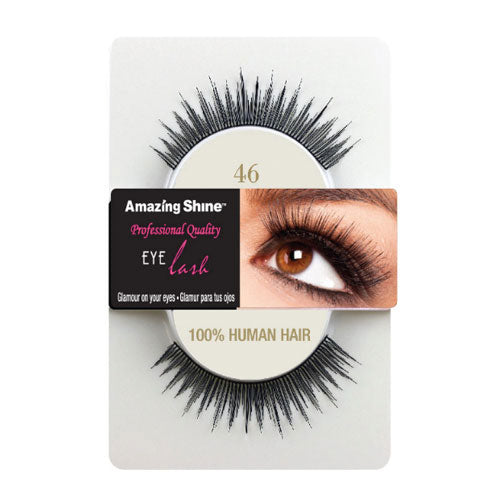 Amazing Shine Human Hair False Eyelashes 46