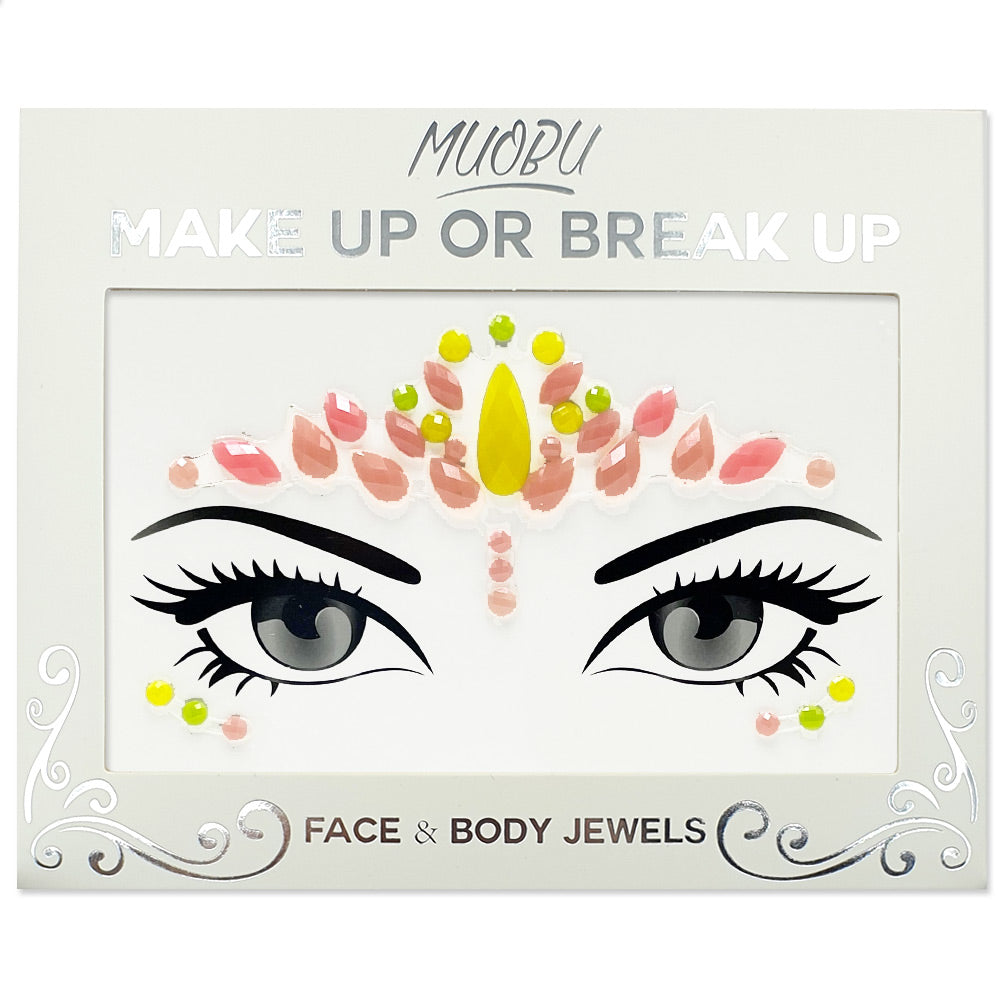 Festival Face Jewels Set (Glow In The Dark) - Melody Glow