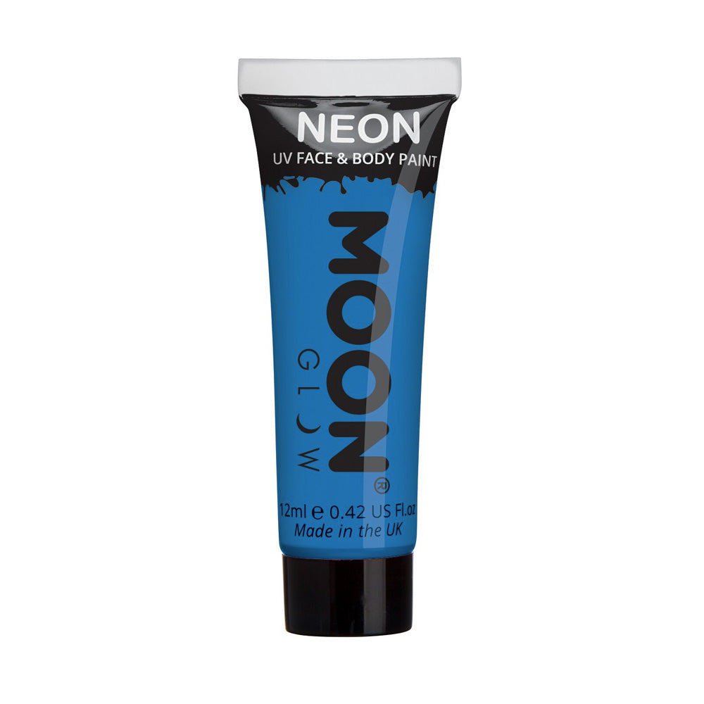 Moon Creations UV Neon Face & Body Paint - Blue