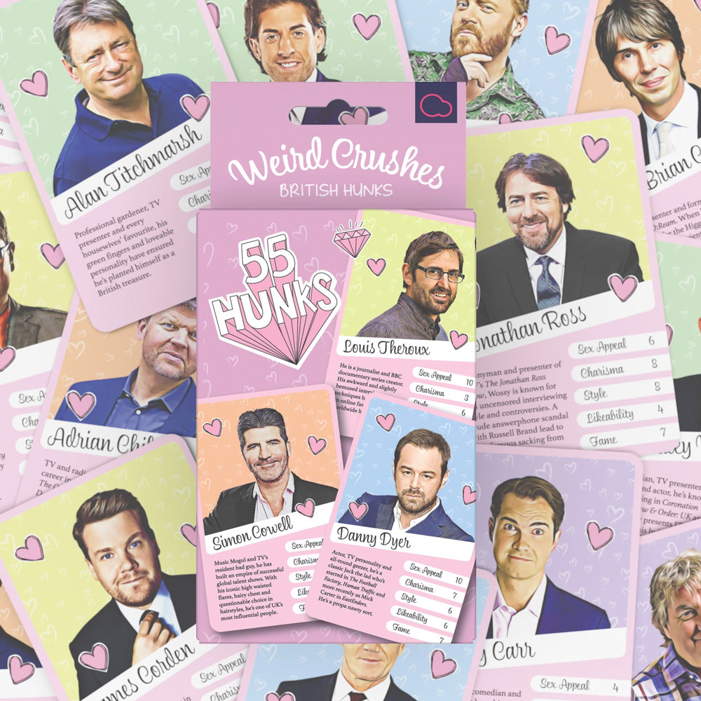 Weird Crushes - British Hunks Card Game