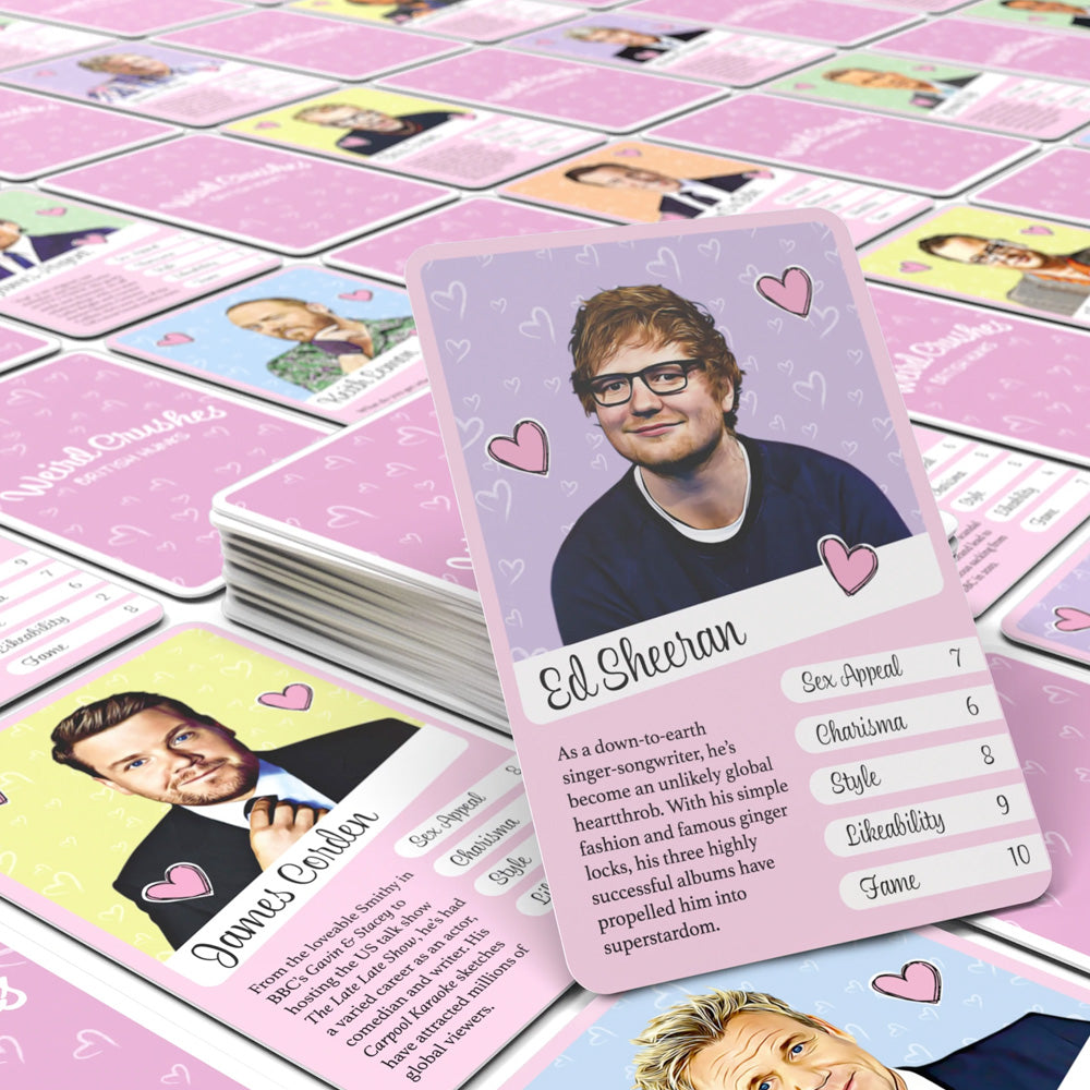 Weird Crushes - British Hunks Card Game