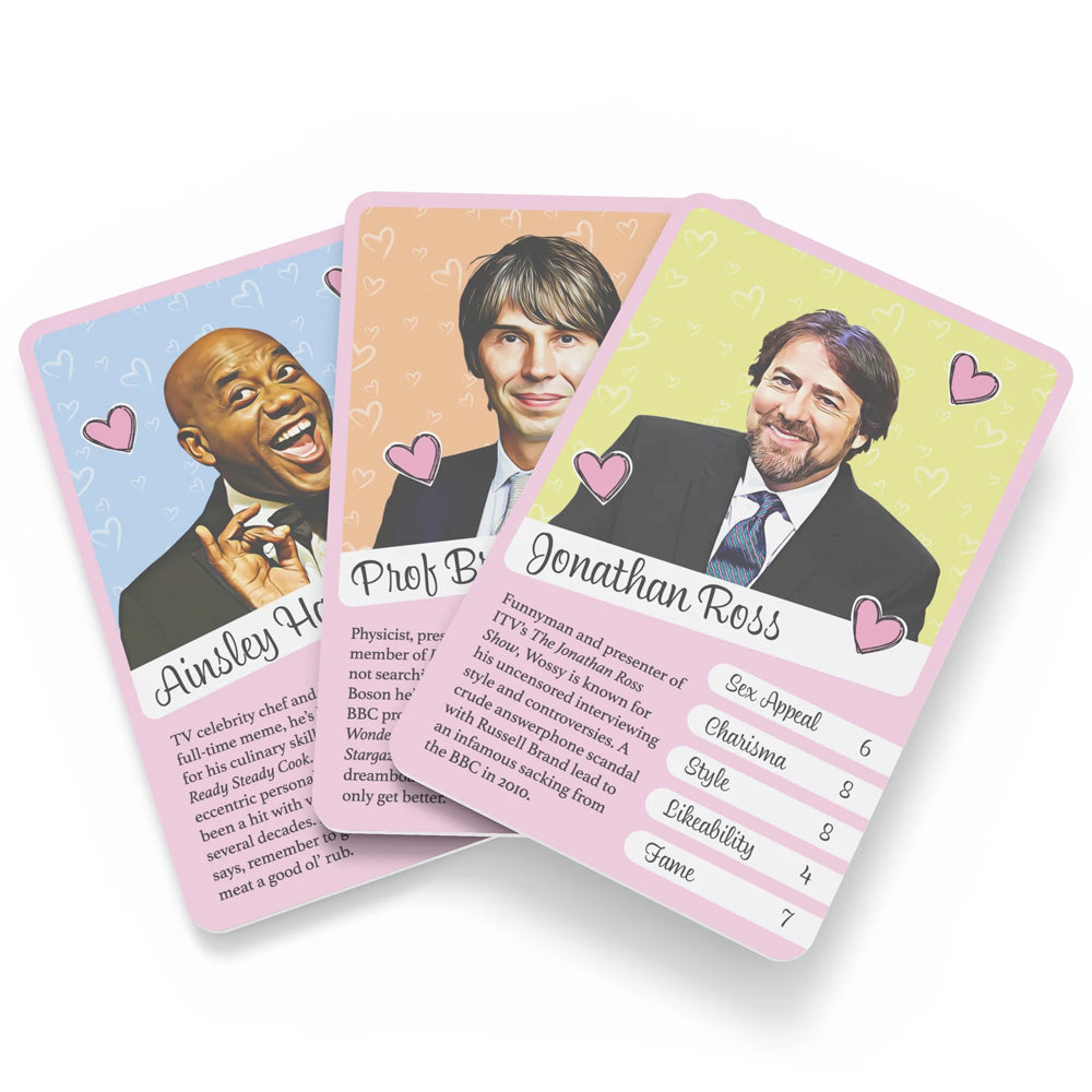 Weird Crushes - British Hunks Card Game