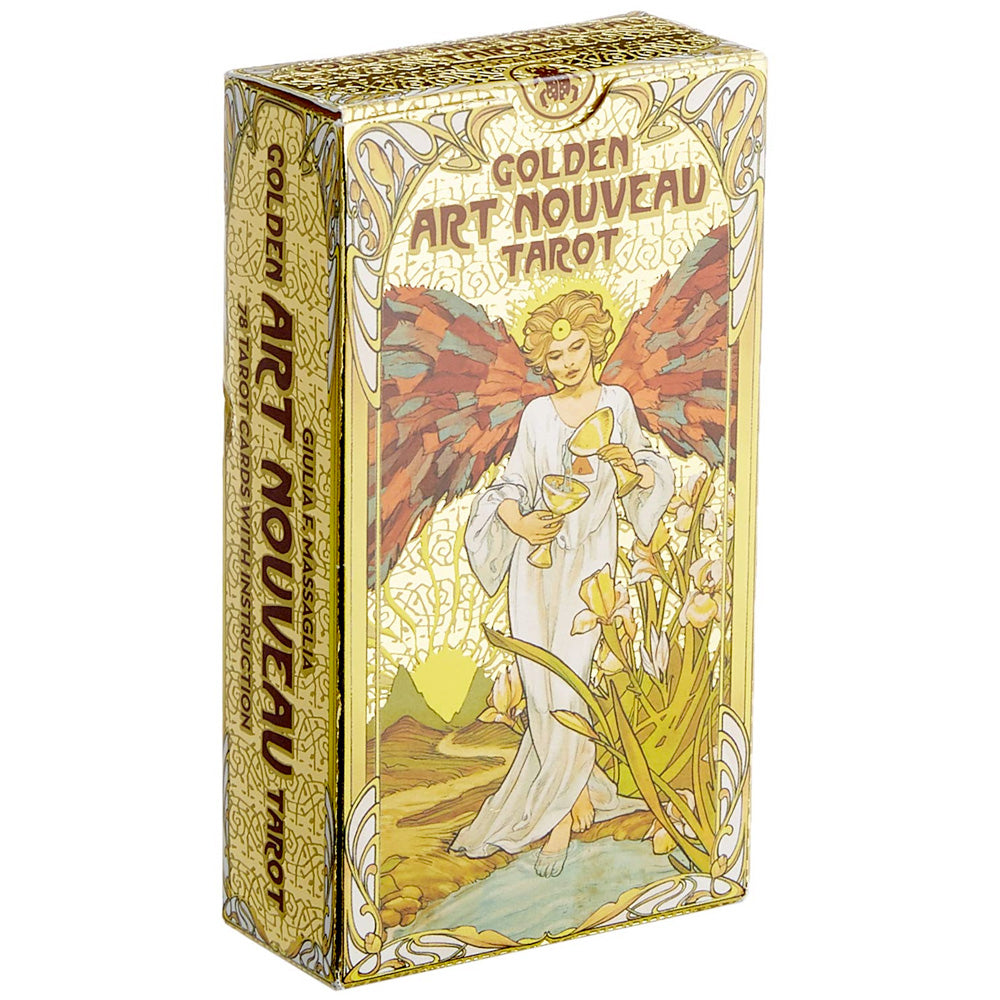 Golden Art Nouveau Tarot Cards