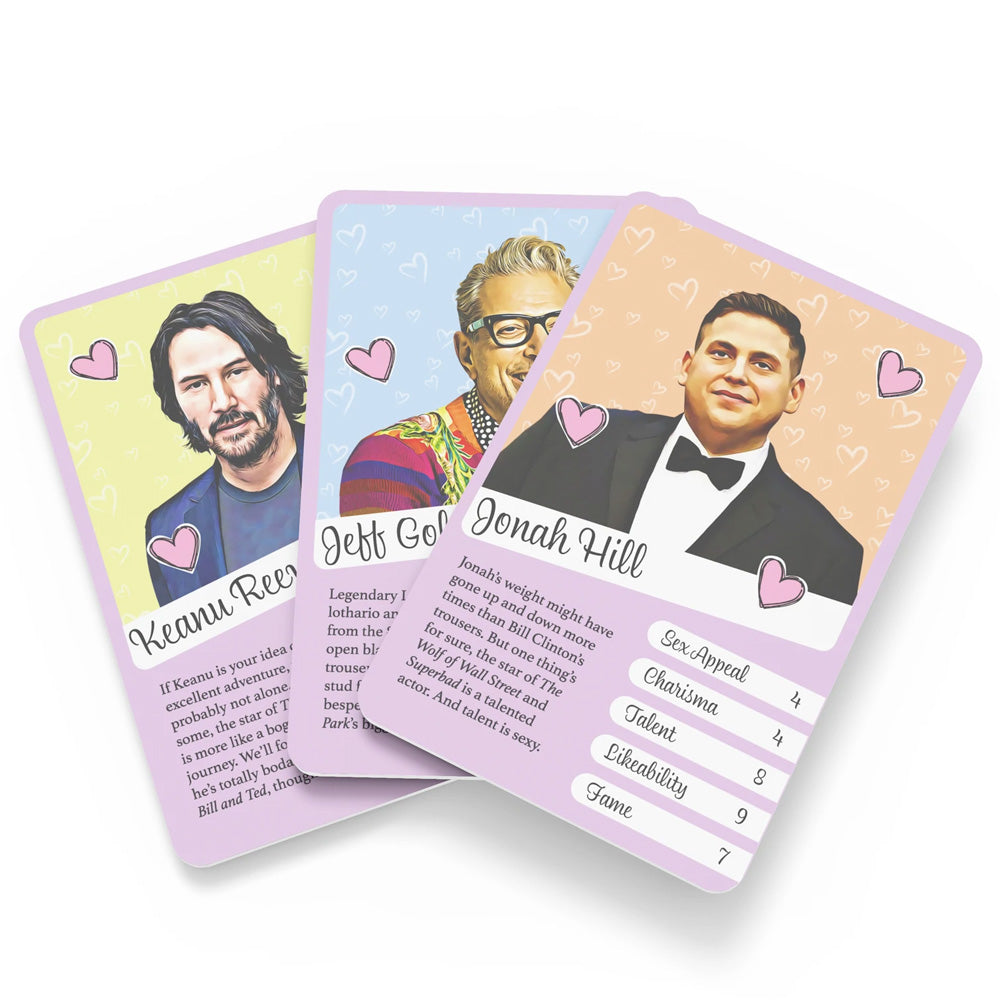 Weird Crushes - Hollywood Hunks Card Game