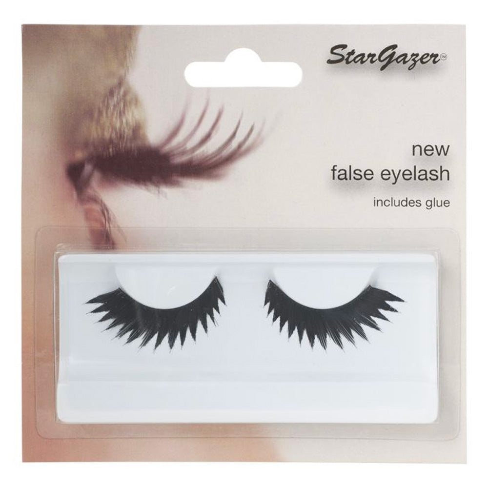 Festival False Lashes 52 - Black SpikyFeathers