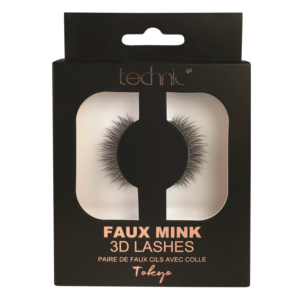 Technic Faux Mink 3D False Lashes - Tokyo