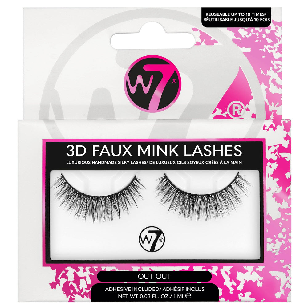 W7 Faux Mink Lashes - Out Out